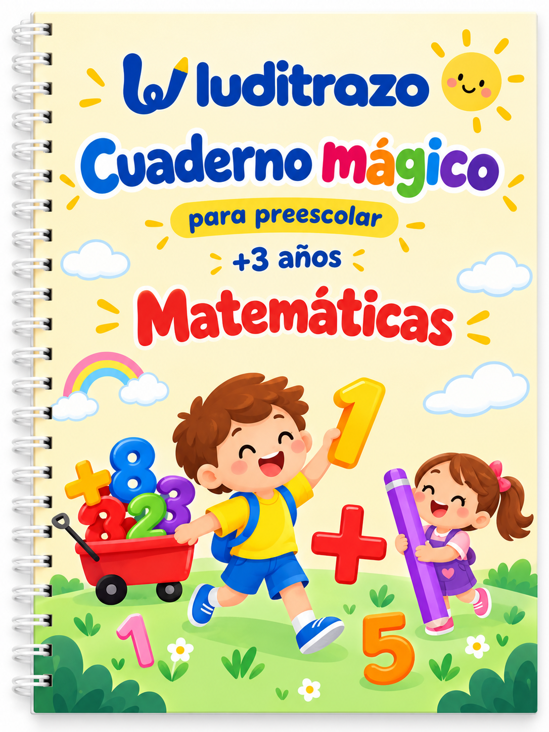 Cuadernos Mágicos Luditrazo – Traza, Borra y Repite