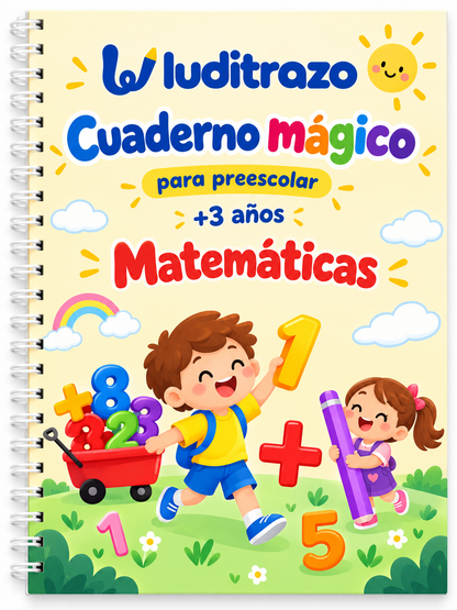 Cuadernos Mágicos Luditrazo – Traza, Borra y Repite