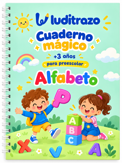 Cuadernos Mágicos Luditrazo – Traza, Borra y Repite