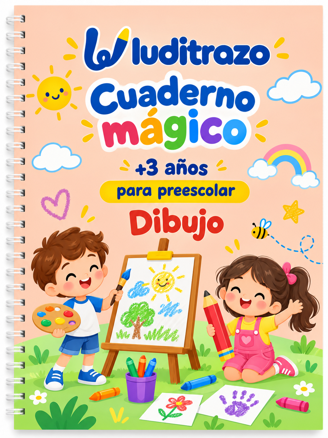 Cuadernos Mágicos Luditrazo – Traza, Borra y Repite