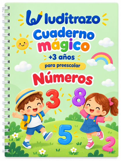 Cuadernos Mágicos Luditrazo – Traza, Borra y Repite